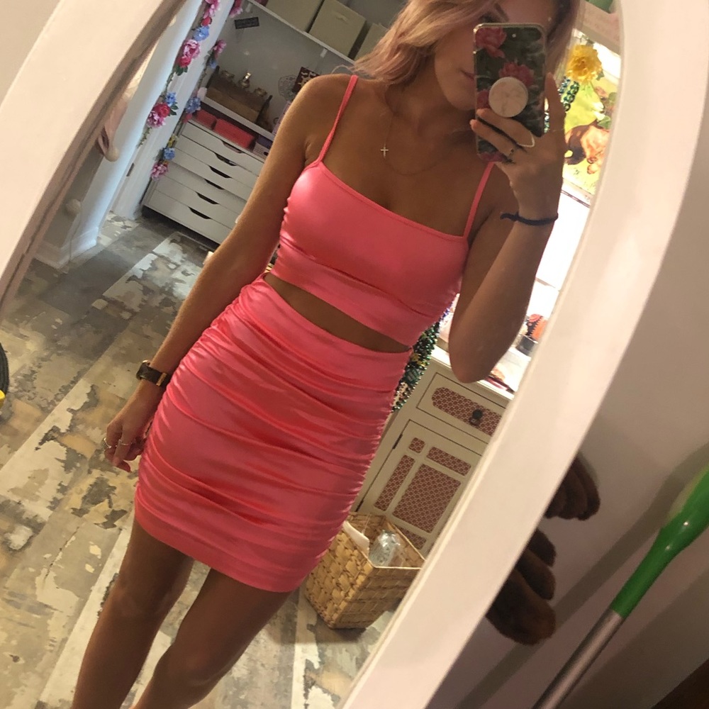 NWT Shein Satin 2 piece set!